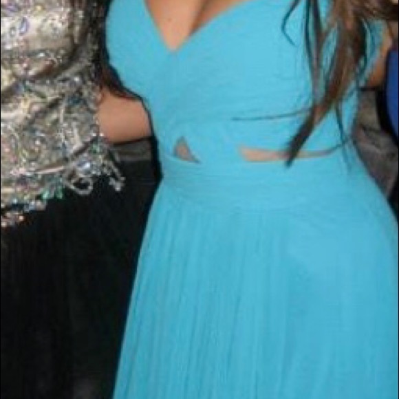 Cache Blue High Low Formal Dress - Picture 6 of 6